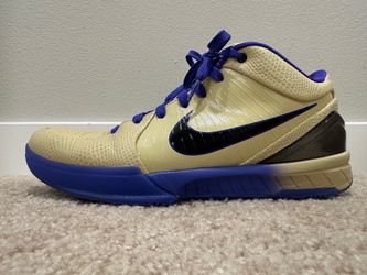 Kobe 4 Protro FC Barcelona Team Gold Size 10.5
