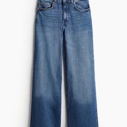 H&M Wide High waist jeans Size 6