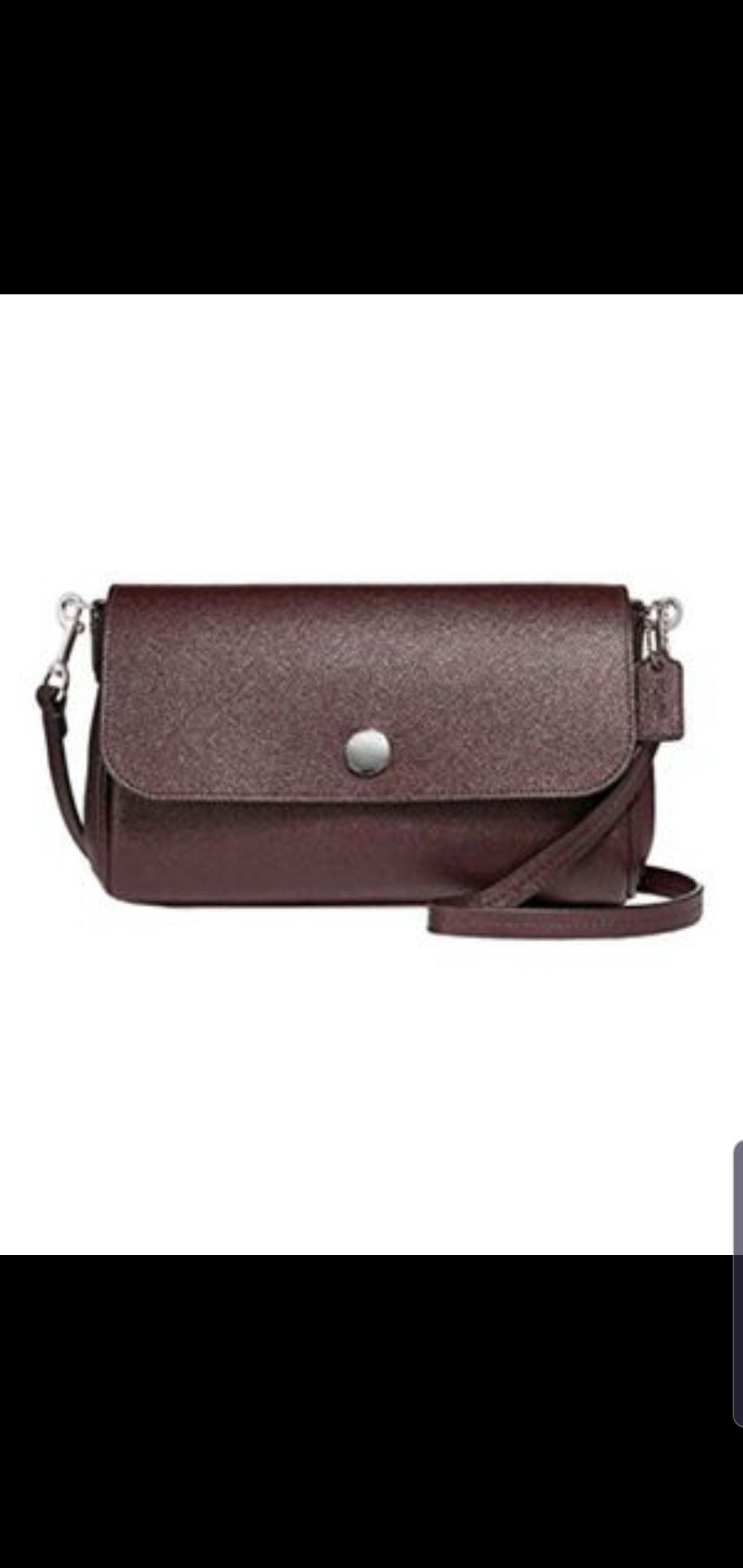 Coach Reversible Ruby in Leather Crossbody New