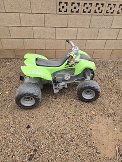 Electric quad motorcycle.
