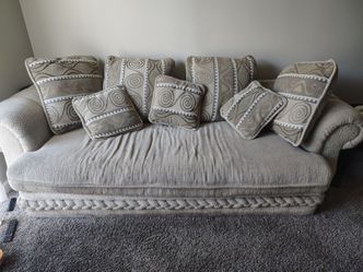 2-piece couch set and Dresser