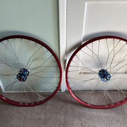 26 Inch Araya BMX Rims W/ Suzue Hubs 