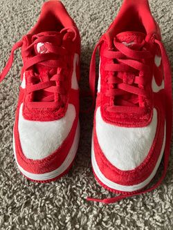 Nike Air Force 1 Red White Sneakers