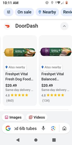 Fresh Pet Vital Refrigerated Dog Food In Tubes And Packages 