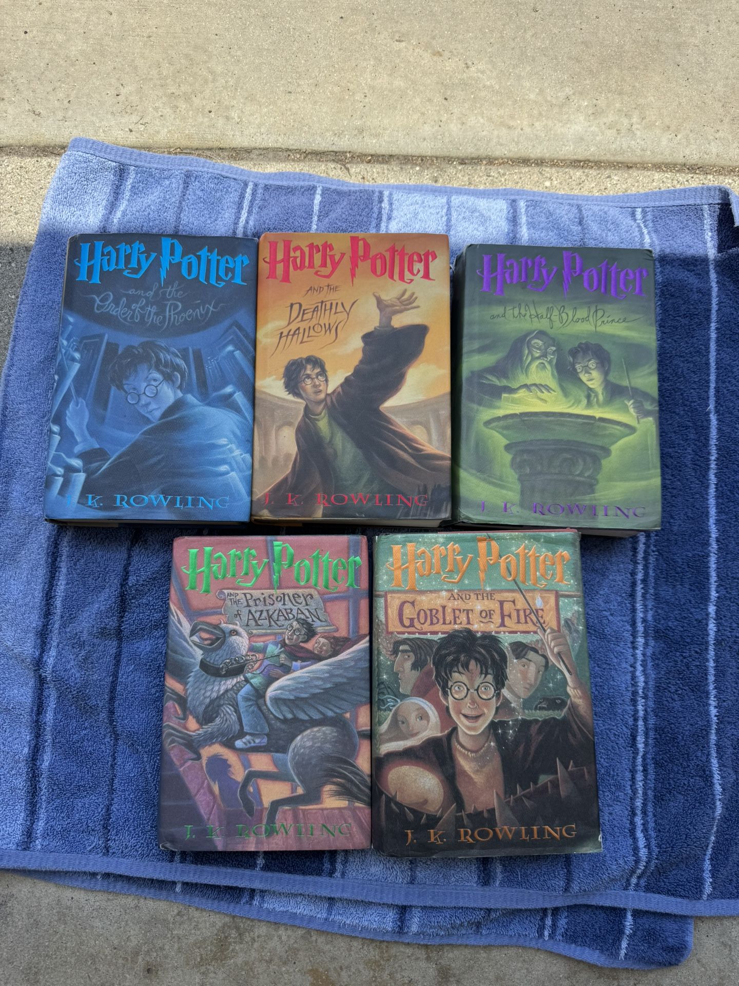 Harry Potter Hardcover Set Used