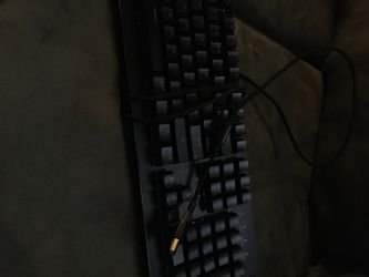 Mechanical gaming keyboard with RGB lighting