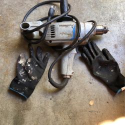 1/2 Inch Skill Drill Works Has Chuck Key 