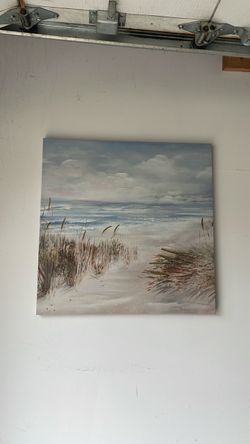 Beach Scene Canvas Wall Art Painting