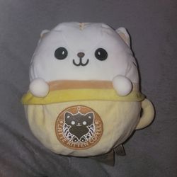 Latte Kitten Coffee Plush