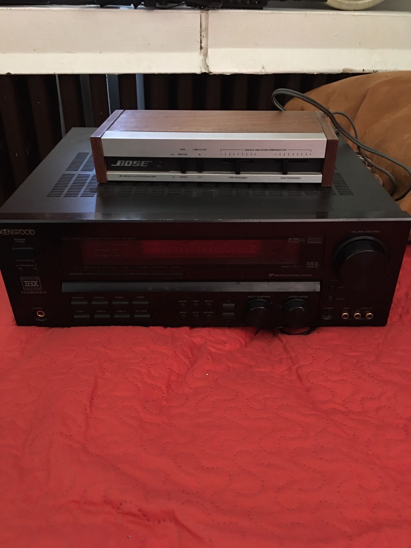 Bose stereo system Kenwood receiver