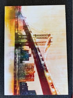 Rainbow bridge canvas frame