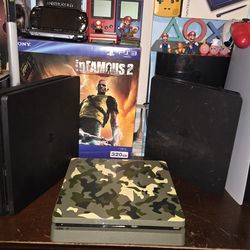 PS4 Slim lot of 3 and 1 controller