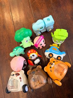 Toddler Fun Toy Bundle (11 Pcs) - Wind-Up & Press-and-Go!