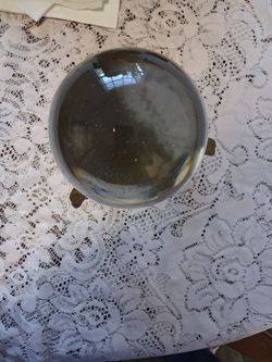 Heavy glazing crystal ball