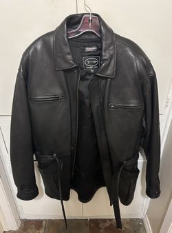 Tannery West Leather Jacket Size Mens Medium 