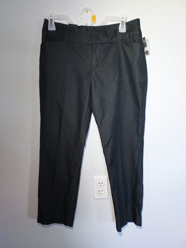 Mossimo Modern Fit Women's Ankle Pants Stretch Navy Blue Size 4 NEW