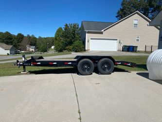 Rice Flatbed Car Hauler Trailer