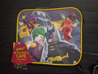 Batman lunch pail with detachable cape.