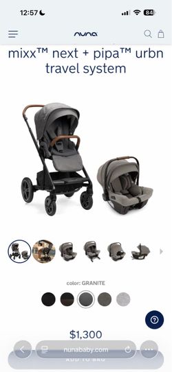 Nuna mixx + pipa urbn travel system