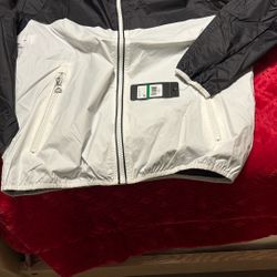 Jacket  Guess Black And White size large
