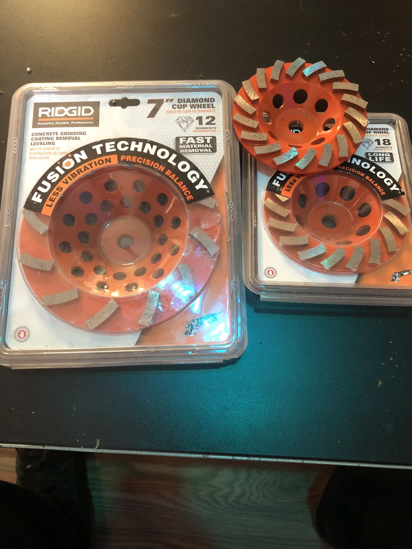 Ridgid Diamond Tooth Grind Wheels