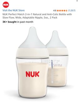 NUK bottles