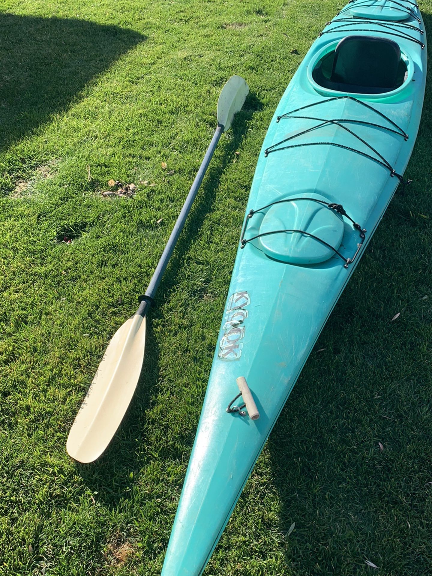 15 Foot Kayook Ocean kayak + Paddle