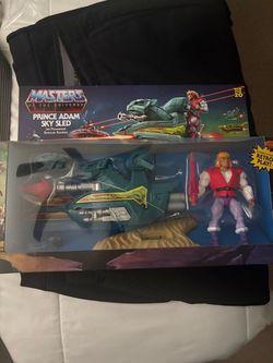 Motu prince adam and sky sled