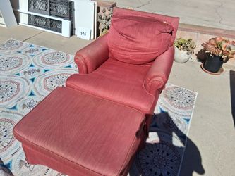 Free couch (decent shape , was $4500 when new), armchair w/ottoman