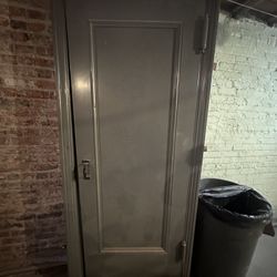 New Old Stock Steel Fireproof Solid Wood Door