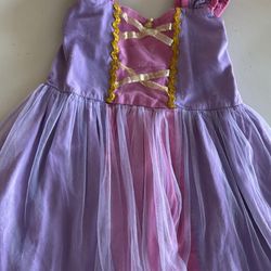 Rapunzel dress 3T-4T
