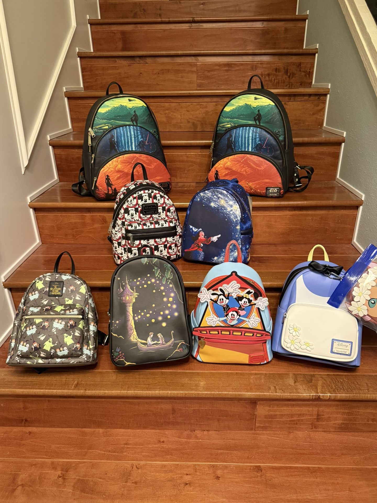 Loungefly mini backpacks.