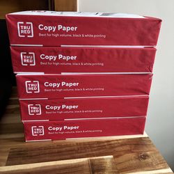 Tru Red Copy Paper 2,500 sheets!