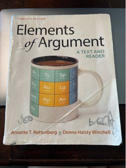 Element of argument book