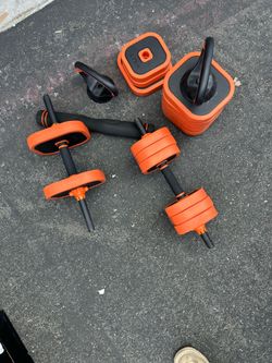 juego de mancuernas ajustables multifuncionales 4 en 1 GIKPAL