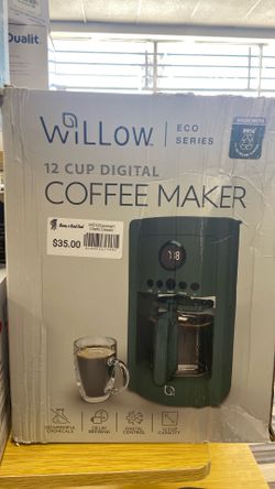 Willow Eco Series 12-Cup Digital Coffee Maker – Programmable