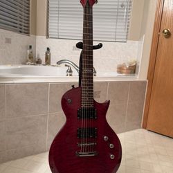 ESP LTD EC-100 Q- M  See Thru Black Cherry