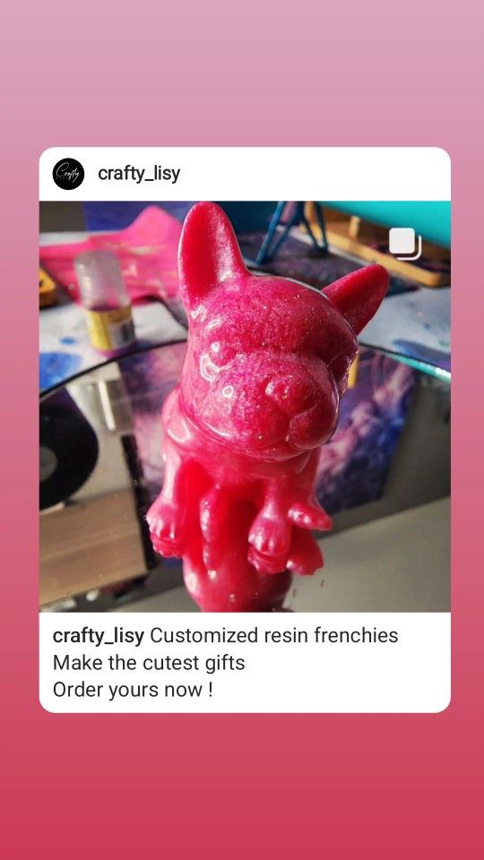 Customized Handmade Resin Frenchies