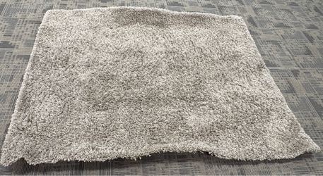 5'x6' Solid Eyelash Woven Shag Rug Tan