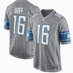Jared Goff Detroit Lions Jersey Stitched  Large 