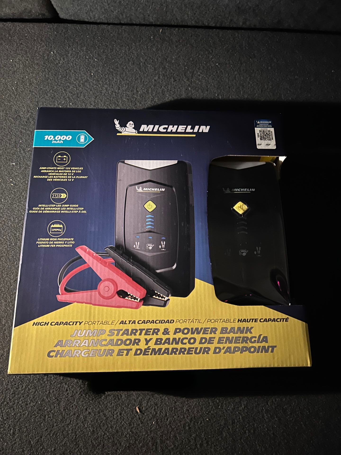 MICHELIN Portable Jump Starter & Power Bank 10,000mAh LiFePO4 NEW/SEALED