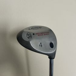 Callaway Big Bertha War Bird 4 Wood EXTRA STIFF