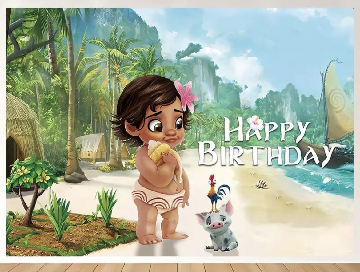 Baby Moana Banner