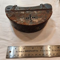 Vintage ~  Small Fishing Tin Box for Minnows, Crickets, Worms, Bugs, or Any Live Bait