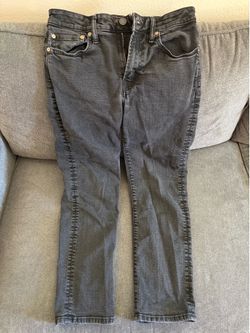 American Eagle Airflex+ Original Straight Jeans Black Size 29 X 30