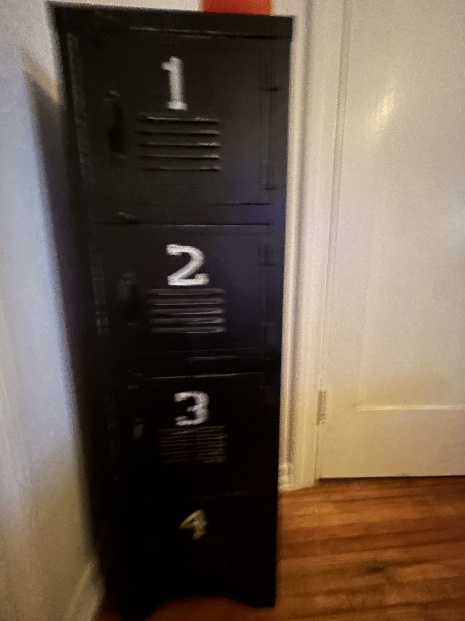 Four-tier Metal Locker