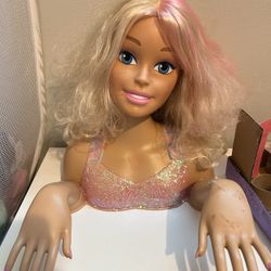 Barbie Head Hair Styling Doll 
