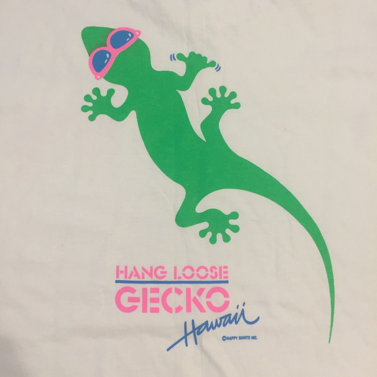 Vintage gecko Hawaii shirt