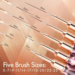 Nail Art Brushes (Set Of 5)