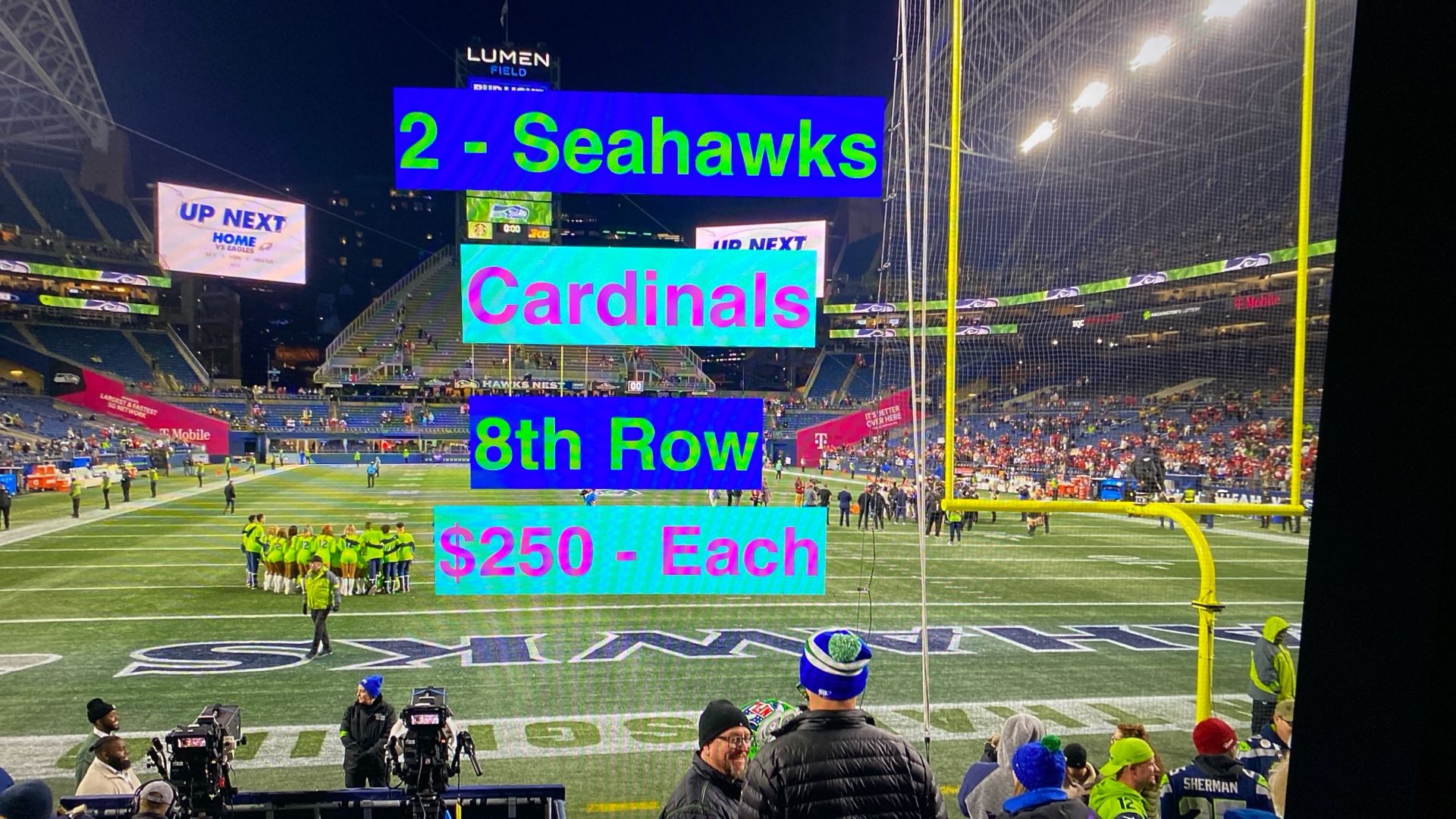 Seahawks Cardinals Tickets